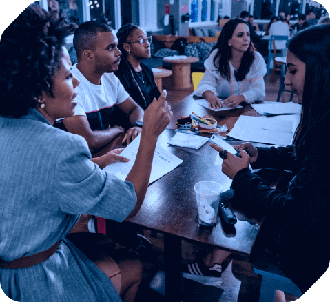 Gif mostrando como é trajetória para montar um planos de estudo